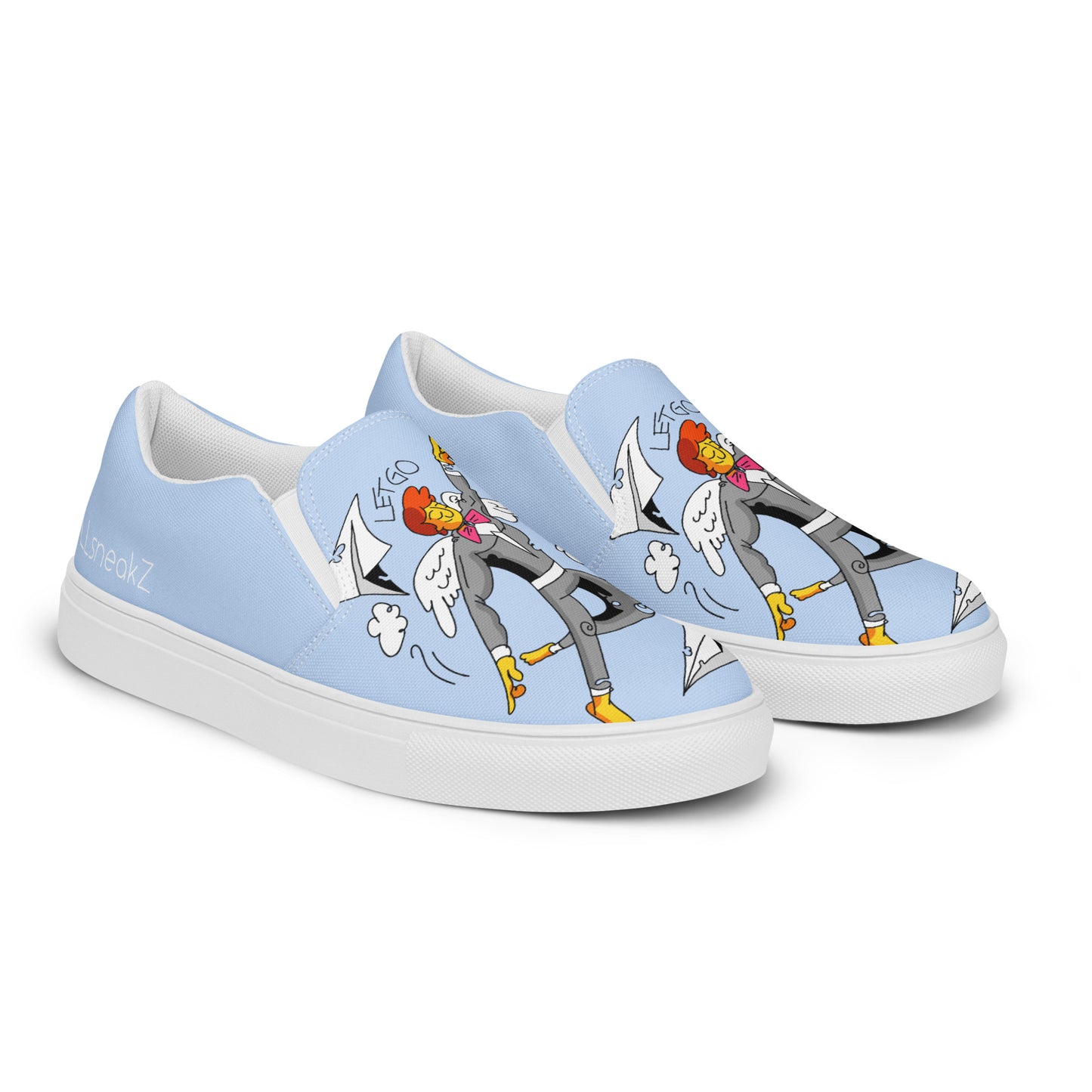 CarryNoLoad Shef Blue Women’s slip-on canvas shoes
