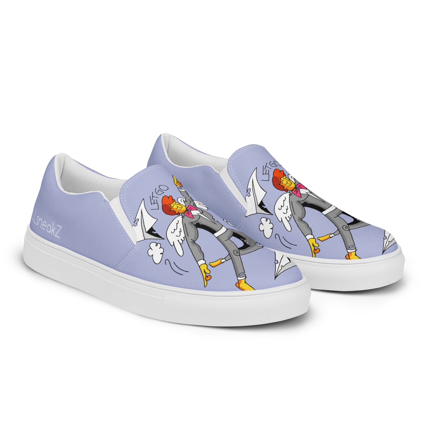 CarryNoLoad light purple Women’s slip-on canvas shoes