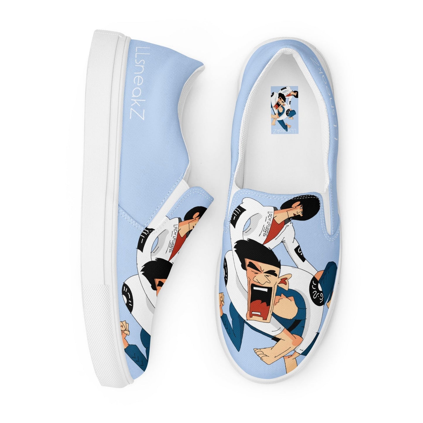 Bow and Arrowjitsu LB Men’s slip-on canvas shoes