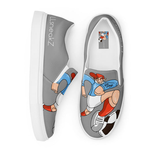 Footy grey Men’s slip-on canvas shoes